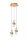 Moderne LED Hängelampe Gold B:25 cm 2700 K 3-flammig