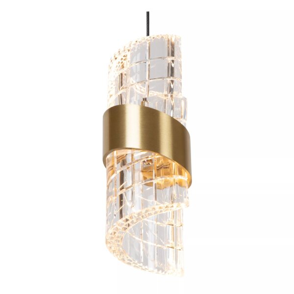 Moderne LED Pendelleuchte Gold L:84 cm 2700 K 5-flammig