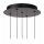 Moderne LED Pendelleuchte Schwarz L:30 cm 2700 K 5-flmg