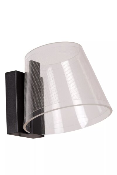 LED Wandleuchte Schwarz IP44 B:15 cm 10 W 600 lm 3000 K