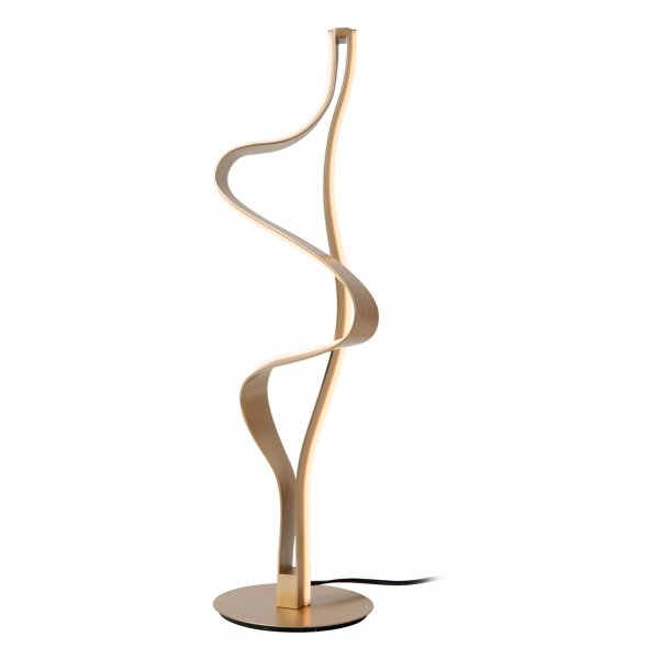 LED Tischlampe Gold 60 cm groß 19 W 2700 K warmweiß