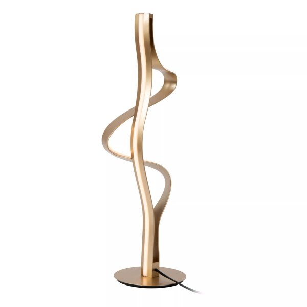 LED Tischlampe Gold 60 cm groß 19 W 2700 K warmweiß