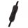 Tischleuchte Schwarz Aluminium Glas E27 27 cm Modern