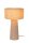 Tischlampe Stoff Taupe 50 cm hoch E27 bis 40 W Modern