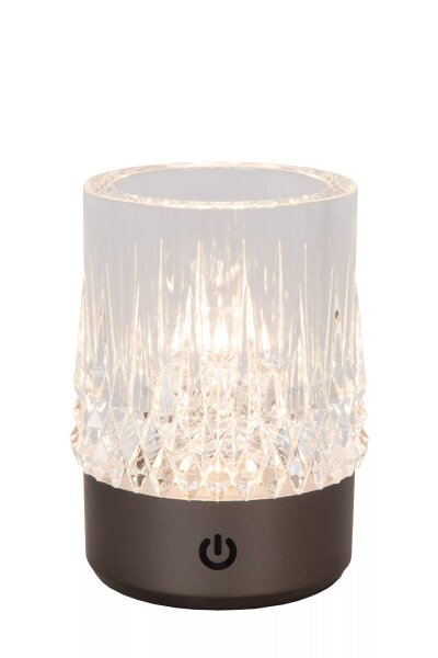 LED Akku Tischlampe 3-er Set Schwarz Touch 3 W dimmbar