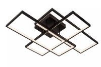 LED Deckenleuchte Metall Schwarz L:65 cm 2700-4000 K