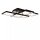 LED Deckenleuchte Metall Schwarz L:65 cm 2700-4000 K