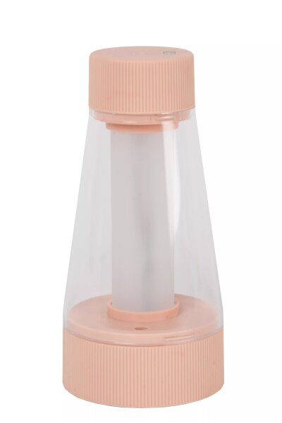 LED Akku Tischleuchte Pink IP44 USB 12 h dimmbar