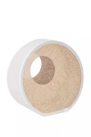Dekorative Tischlampe Papier Beige Weiß H:26,5 cm E14