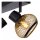 Deckenspot Industrial Schwarz Gold E14 L:26 cm flexibel