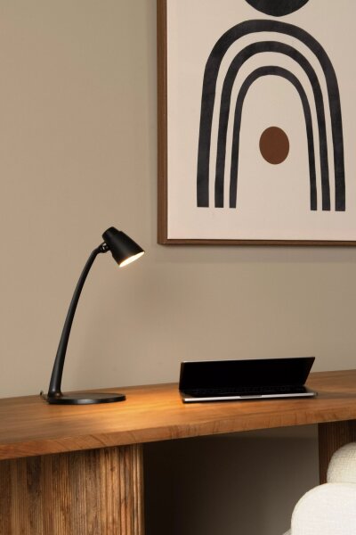 Verstellbare LED Schreibtischlampe Schwarz 4 W 3000 K