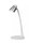 Flexible LED Schreibtischlampe Chrom Weiß 4 W 3000 K
