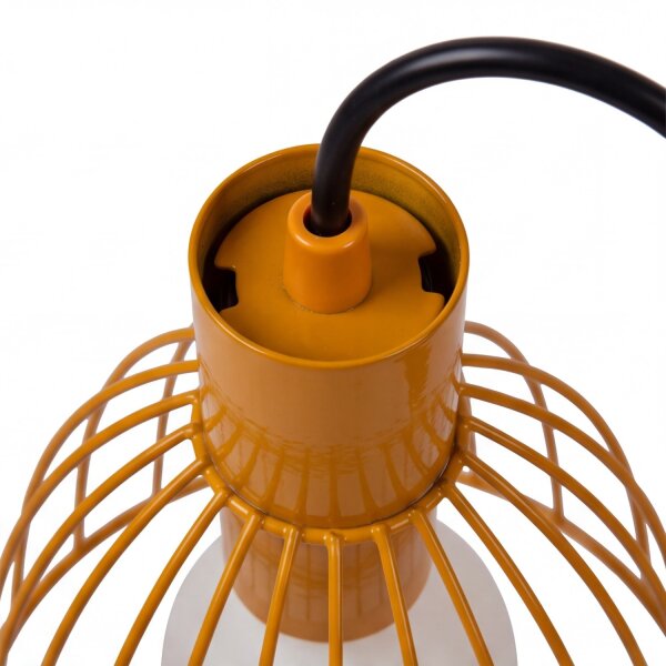 Wandspot Kinder Ockergelb Metall E27 schwenkbar B:15 cm