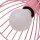 Wandstrahler Kinder Pink Metall E27 schwenkbar B:15 cm