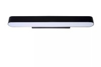 LED Wandlampe Glas Schwarz IP44 L:60 cm 2700 K...