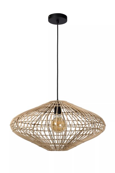 Natürliche Hängeleuchte Rattan Natur Industrial Ø56 cm