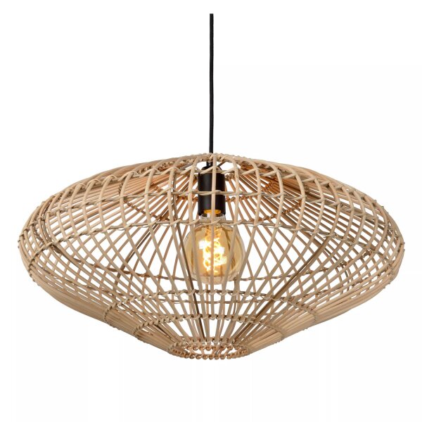 Natürliche Hängeleuchte Rattan Natur Industrial Ø56 cm