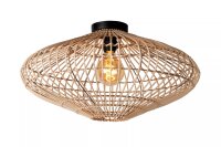 Natürliche Deckenleuchte Rattan Natur Industrial...