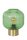 Tischlampe Glasschirm Metall Grün Gold E27 24,5 cm
