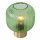 Tischlampe Glasschirm Metall Grün Gold E27 24,5 cm