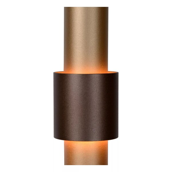 LED Hängeleuchte Gold Kaffeebraun 103 cm 2700 K 5-flmg