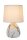 Tischlampe Stoff Keramik Marmor Optik Weiß E14 25,5 cm