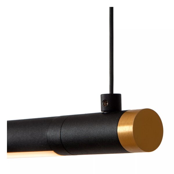 LED Hängelampe dimmbar Schwarz Gold 152 cm 2700-4000 K