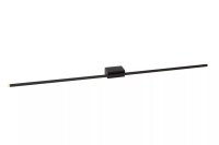 LED Wandlampe dimmbar Schwarz Gold B:97 cm 2700-4000 K