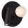 LED Wandleuchte Glaskugel Metall Spot flexibel 3000 K