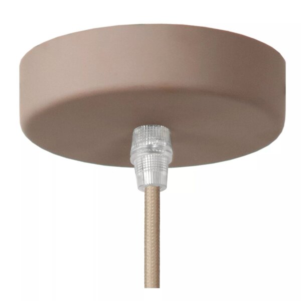 Verspielte Hängelampe Kinder Holz Taupe Ø33,5 cm E27