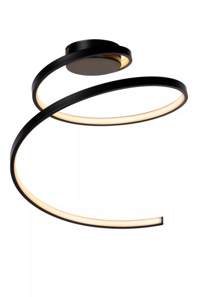 LED Deckenlampe Schwarz dimmbar L:46 cm warmweiß 3000 K