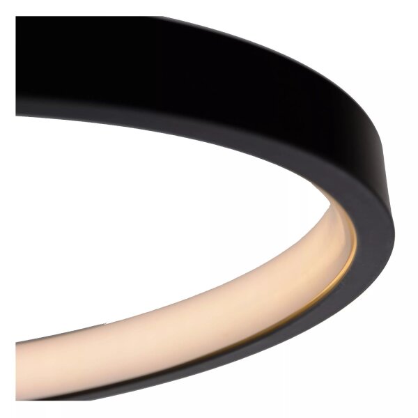 LED Deckenlampe Schwarz dimmbar L:46 cm warmweiß 3000 K
