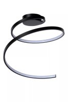 LED Deckenlampe Schwarz dimmbar L:46 cm warmweiß...