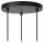 Hängelampe Stoff Metall Schwarz B:46 cm E27 3-flammig
