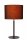 Blendarme Tischlampe Stoff Loft Schwarz E27 50,5 cm