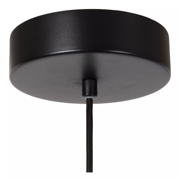 LED Hängelampe Glas Weiß akzentuiert Ø40 cm 2700 K