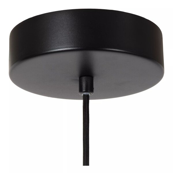 Runde LED Hängelampe Rauchglas Ø60 cm 2700 K Industrial