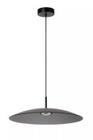 Runde LED Hängelampe Rauchglas Ø60 cm 2700 K...
