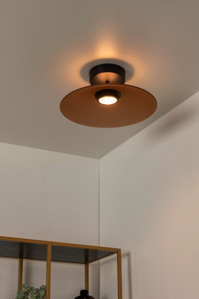 LED Deckenlampe Glas Bernstein 40 cm 2700 K akzentuiert