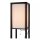 Stehlampe Holz Stoff Beige Ladeplattform E27 162 cm