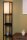 Stehlampe Holz Stoff Beige Ladeplattform E27 162 cm