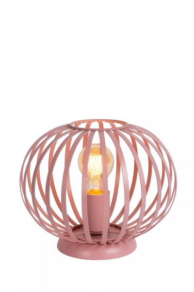 Dekorative Tischlampe Kinder Metall Pink E27 21 cm