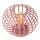 Dekorative Tischlampe Kinder Metall Pink E27 21 cm