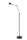 LED Stehlampe Touch Metall Knickgelenke 2700 K dimmbar