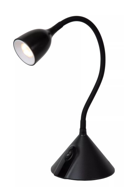LED Schreibtischleuchte flexibel 50 cm 3000 K Schalter