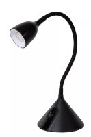 LED Schreibtischleuchte flexibel 50 cm 3000 K Schalter