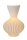 Porzellan Tischlampe Weiß E14 29,4 cm klein dekorativ