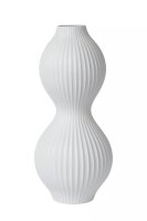 Porzellan Tischlampe Wei&szlig; E14 40,2 cm Modern dekorativ