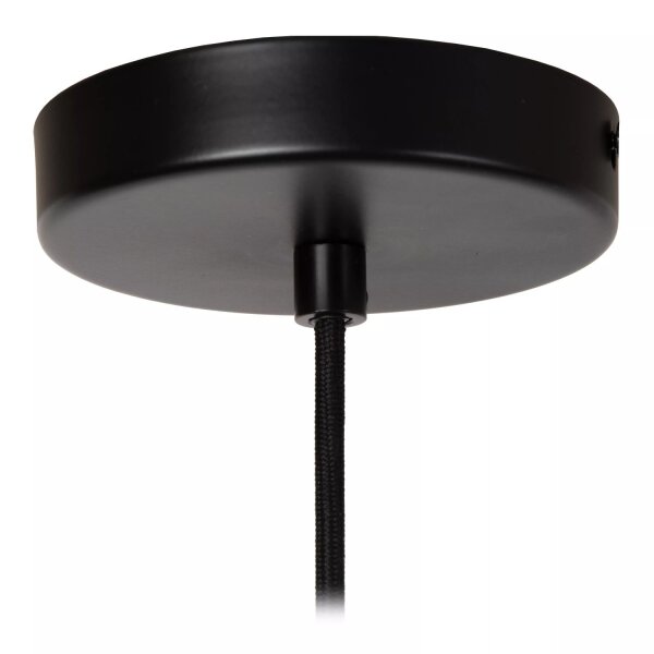 Hängelampe Glaskugel Bernstein E27 Ø25 cm rund blendarm