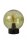 Runde Tischlampe Glaskugel Grün E27 29 cm blendarm